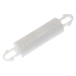 Distanţier PCB; poliamidă; Lung: 10mm; clichet/clichet; naturală