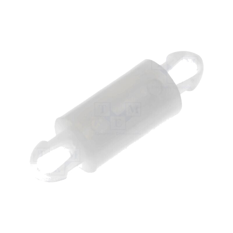 Distanţier PCB; poliamidă; Lung: 8mm; clichet/clichet; naturală Distanţier PCB; poliamidă; Lung: 8mm; clichet/clichet; naturală