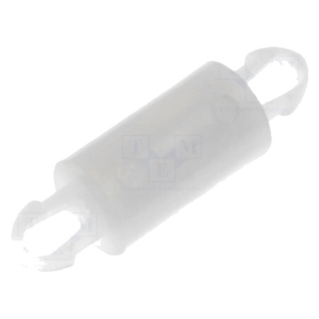 Distanţier PCB; poliamidă; Lung: 8mm; clichet/clichet; naturală