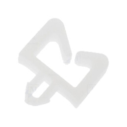Element de prindere cu clichet; poliamidă; Lăţ.int: 6,3mm