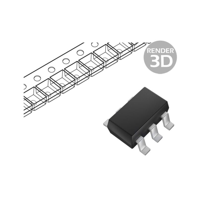 Diodă: comutaţie; SMD; 90V; 150mA; SOT363; Ufmax: 1,25V; Ifsm: 2A