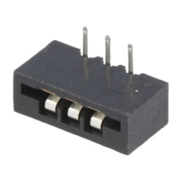 Conector: FFC/FPC; în unghi 90°; PIN: 3; Non-ZIF; THT; cositorit
