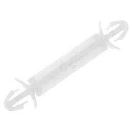 Distanţier PCB; poliamidă; Lung: 17mm; clichet/clichet; naturală