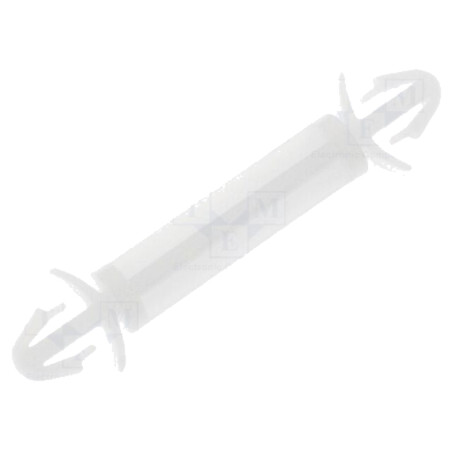 Distanţier PCB; poliamidă; Lung: 17mm; clichet/clichet; naturală