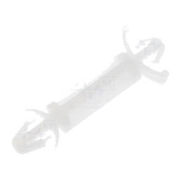Distanţier PCB; poliamidă; Lung: 16mm; clichet/clichet; naturală