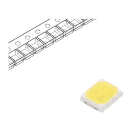 LED putere; albă; 4000K; 55÷63,8lm; 120°; 120mA; 2,9÷3,2VDC; SMD