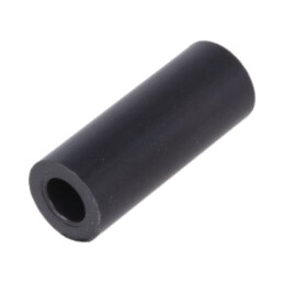 Manşon distanţier; cilindric; polistiren; Lung: 18mm; Øext: 7mm