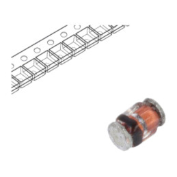 Diode: Zener; 0.5W; 5.6V; SMD; 7 inch reel; MicroMELF; single diode