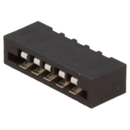 Conector: FFC/FPC; drept; PIN: 5; Non-ZIF; THT; cositorit; 20mΩ; 500V