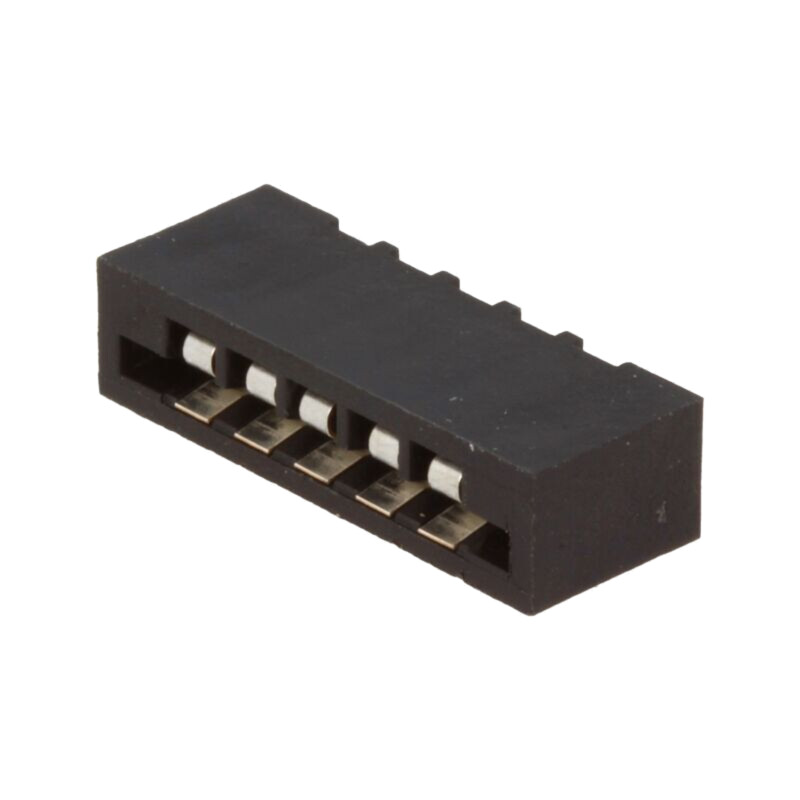 Conector: FFC/FPC; drept; PIN: 5; Non-ZIF; THT; cositorit; 20mΩ; 500V