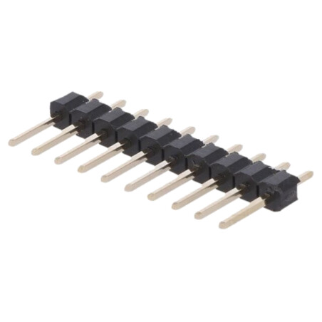Conector: şiruri pini; şir pini; tată; PIN: 10; drept; THT; 2,54mm