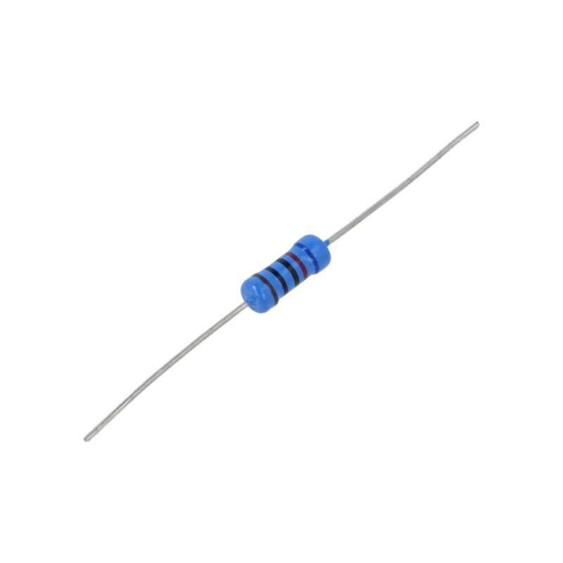 Rezistor: metal film; THT; 620Ω; 2W; ±1%; Ø0,7x25mm; Ø5x12mm; axial Rezistor: metal film; THT; 620Ω; 2W; ±1%; Ø0,7x25mm; Ø5x12mm; axial