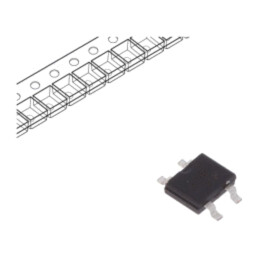 Punte redresoare: monofazat; 100V; If: 0,5A; Ifsm: 35A; MBF; SMT