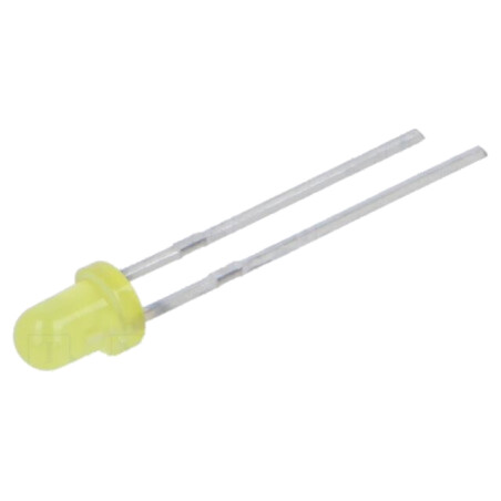 LED; galbenă; 3mm; 100÷200mcd; 60°; Parte frontală: convex; 60mW
