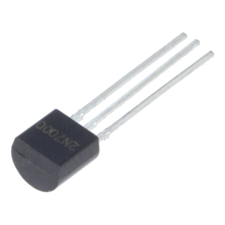Tranzistor: N-MOSFET; unipolar; 60V; 0,2A; 0,35W; TO92