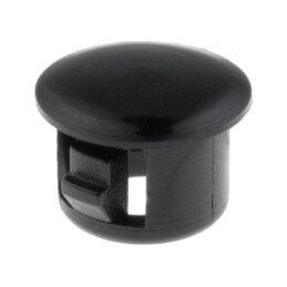 Capac de protecţie; H: 5,6mm; Gros.perete: 1,6mm; neagră; UL94V-2