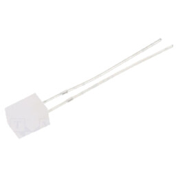 LED; galbenă; pătrată; 5x5x7mm; 150÷220mcd; 140°; 30mA; 1,8÷2,6VDC
