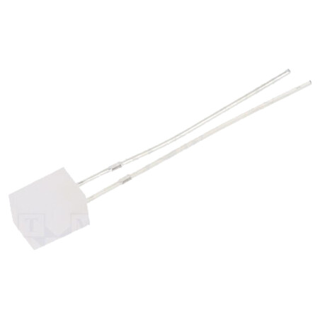 LED; galbenă; pătrată; 5x5x7mm; 150÷220mcd; 140°; 30mA; 1,8÷2,6VDC