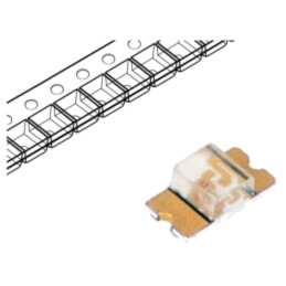 LED; verde; SMD; 1206; 1,8÷6mcd; 2,1÷2,6VDC; 3,2x1,6x1,1mm; 130°