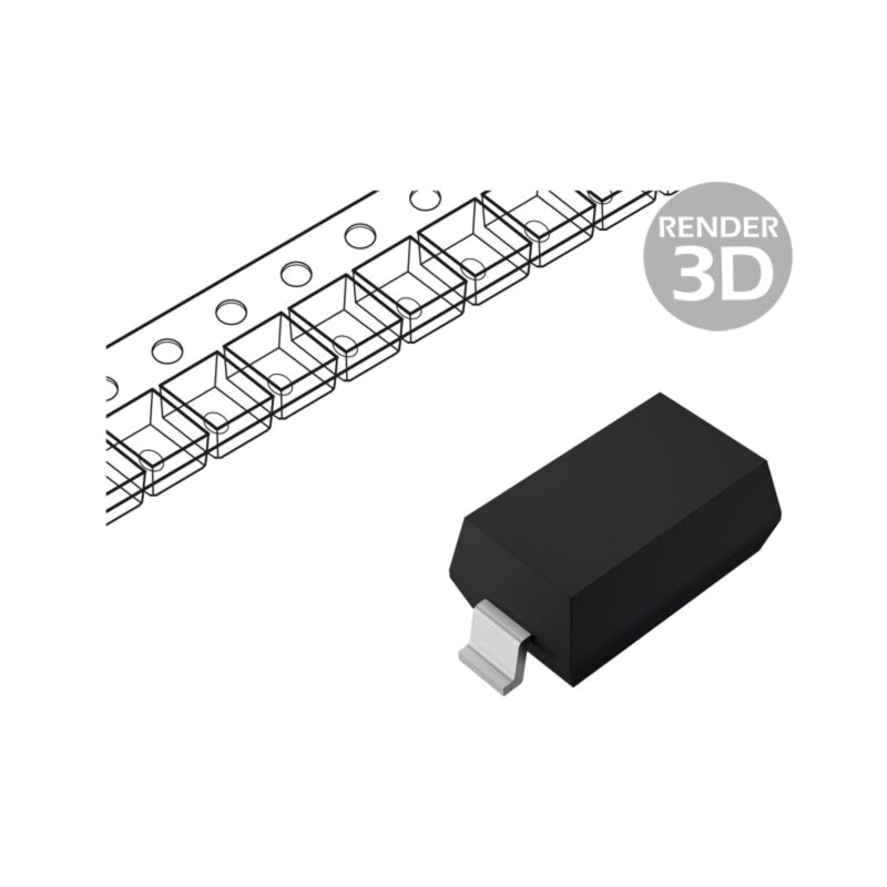 Diode: Zener; 0.5W; 2.7V; SMD; 7 inch reel; SOD123; single diode Diode: Zener; 0.5W; 2.7V; SMD; 7 inch reel; SOD123; single diode