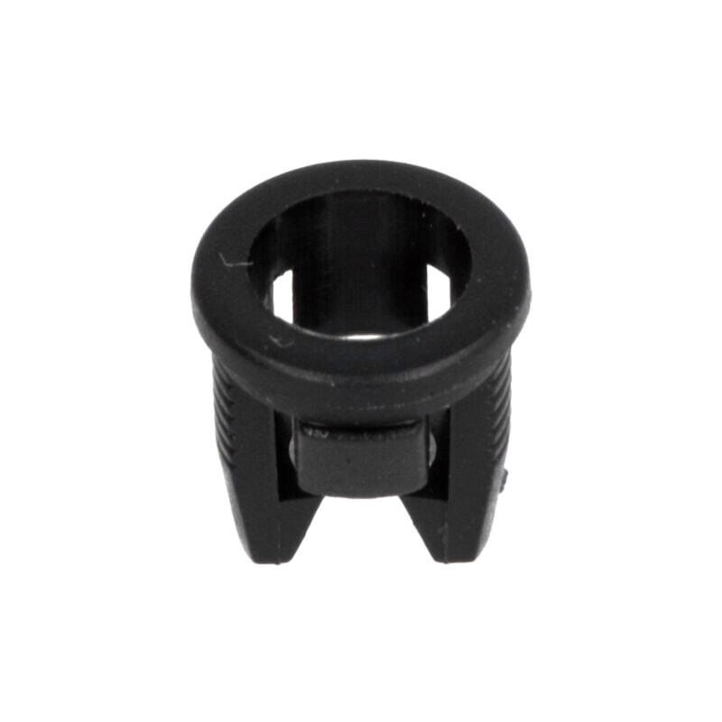Montură pt.LED; 5mm; monobloc; neagră; UL94V-2; L: 8mm; poliamidă Montură pt.LED; 5mm; monobloc; neagră; UL94V-2; L: 8mm; poliamidă