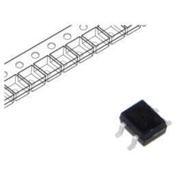 Punte redresoare: monofazat; 50V; If: 0,5A; Ifsm: 30A; DB-1MS; SMT