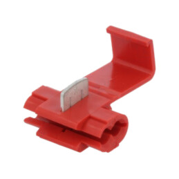 Cu eliberare rapidă; pe cablu; IDC; roşie; 0,5÷1,5mm2