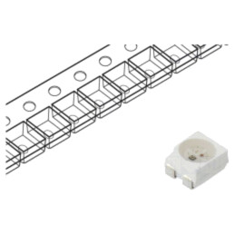 Programabilă LED; RGB; SMD; 3528,PLCC4; 3,5÷5,5VDC; 120°; 12mA