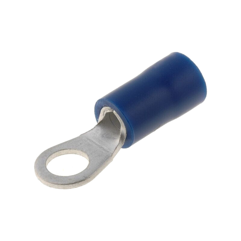 Vârf: inelar; M4; Ø: 4,3mm; 1,5÷2,5mm2; crimpat; pe cablu; izolată Vârf: inelar; M4; Ø: 4,3mm; 1,5÷2,5mm2; crimpat; pe cablu; izolată