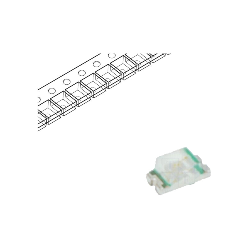LED; albastru; SMD; 0603; 70÷260mcd; 2,7÷3,4VDC; 1,6x0,8x0,7mm LED; albastru; SMD; 0603; 70÷260mcd; 2,7÷3,4VDC; 1,6x0,8x0,7mm