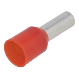 Vârf: tub de capăt; izolată; cupru; 10mm2; 12mm; cositorit; crimpat