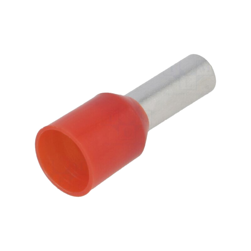 Vârf: tub de capăt; izolată; cupru; 10mm2; 12mm; cositorit; crimpat Vârf: tub de capăt; izolată; cupru; 10mm2; 12mm; cositorit; crimpat