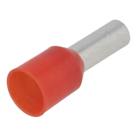 Vârf: tub de capăt; izolată; cupru; 10mm2; 12mm; cositorit; crimpat