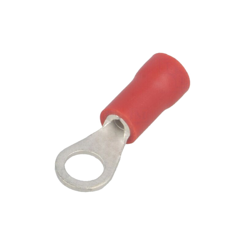 Vârf: inelar; M4; Ø: 4,3mm; 0,5÷1mm2; crimpat; pe cablu; izolată Vârf: inelar; M4; Ø: 4,3mm; 0,5÷1mm2; crimpat; pe cablu; izolată