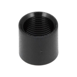 Piuliţă; 5mm; neagră; UL94V-2; L: 8,5mm; poliamidă