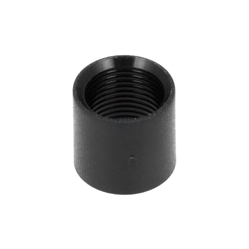 Piuliţă; 5mm; neagră; UL94V-2; L: 8,5mm; poliamidă Piuliţă; 5mm; neagră; UL94V-2; L: 8,5mm; poliamidă