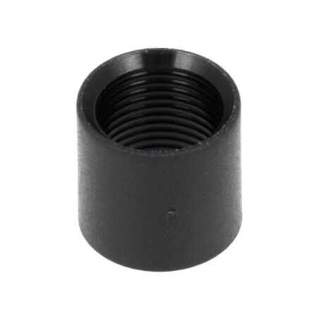 Piuliţă; 5mm; neagră; UL94V-2; L: 8,5mm; poliamidă