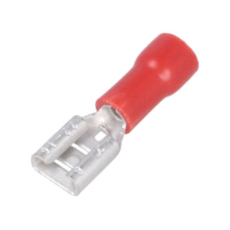 Terminal: plat; 4,8mm; 0,8mm; mamă; 0,5÷1mm2; crimpat; pe cablu