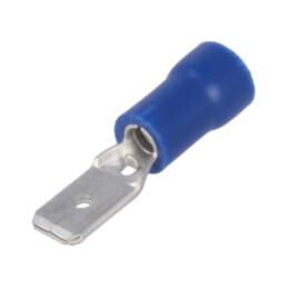 Terminal: plat; 4,8mm; 0,8mm; tată; 1,5÷2,5mm2; crimpat; pe cablu
