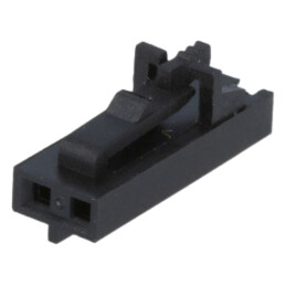 Conector: cablu-placă; mufă; mamă; PIN: 2; pe cablu; 2,54mm; 1x2