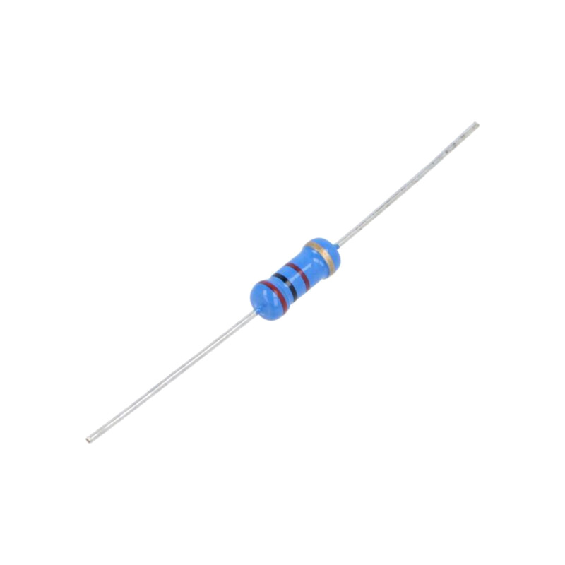 Rezistor: metal film; THT; 2kΩ; 1W; ±5%; Ø5x12mm; axial Rezistor: metal film; THT; 2kΩ; 1W; ±5%; Ø5x12mm; axial