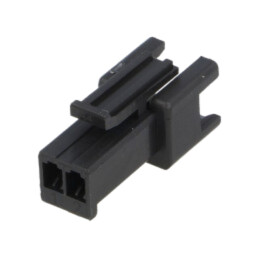 Conector: cablu-cablu; mufă; tată; PIN: 2; NPP; pe cablu; 2,5mm; 1x2