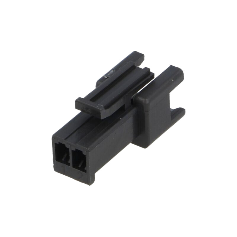 Conector: cablu-cablu; mufă; tată; PIN: 2; NPP; pe cablu; 2,5mm; 1x2 Conector: cablu-cablu; mufă; tată; PIN: 2; NPP; pe cablu; 2,5mm; 1x2