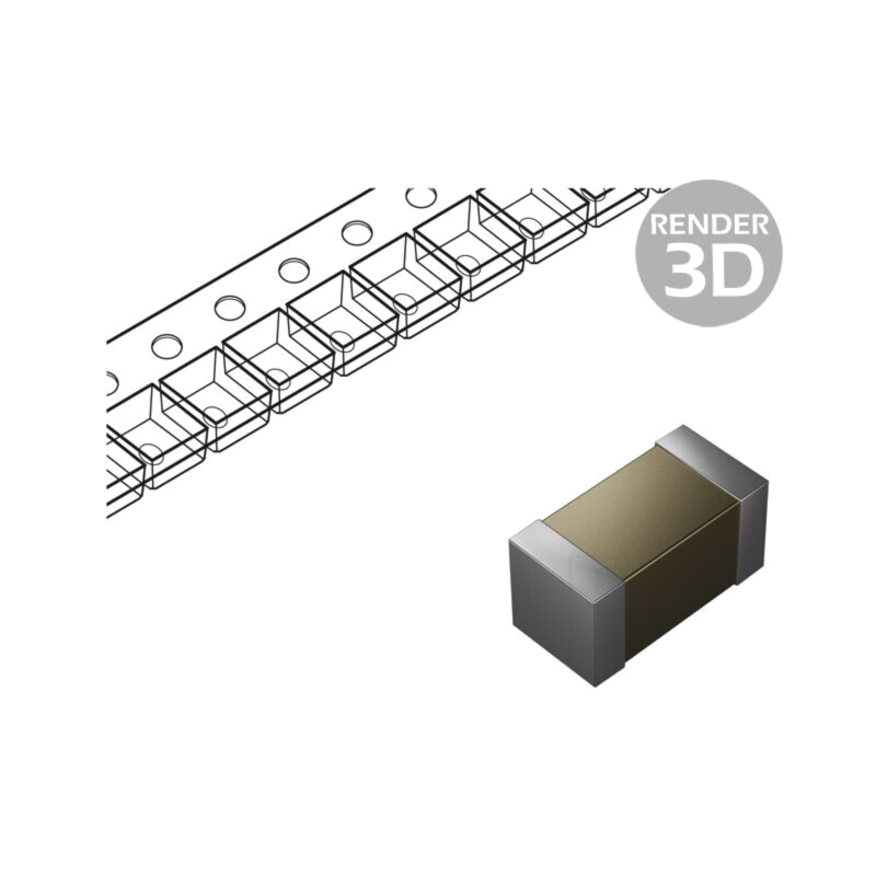 Condensator: ceramic; MLCC; 2,2uF; 6,3V; X5R; ±20%; SMD; 0201; 180mm Condensator: ceramic; MLCC; 2,2uF; 6,3V; X5R; ±20%; SMD; 0201; 180mm