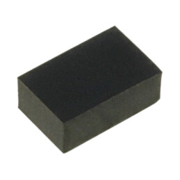 Picioruş autoadeziv; H: 2,5mm; neagră; gumă; W: 6mm; L: 4mm