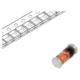 Diodă: comutaţie; SMD; 250V; 0,2A; 75ns; MiniMELF; Ufmax: 1V; Ifsm: 1A