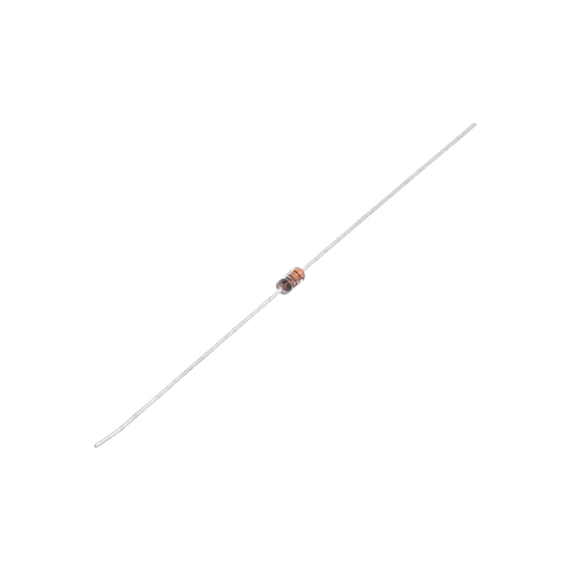 Diodă: comutaţie; THT; 100V; 0,5A; Ifsm: 4A; DO35; Ufmax: 1V; Ir: 50uA Diodă: comutaţie; THT; 100V; 0,5A; Ifsm: 4A; DO35; Ufmax: 1V; Ir: 50uA