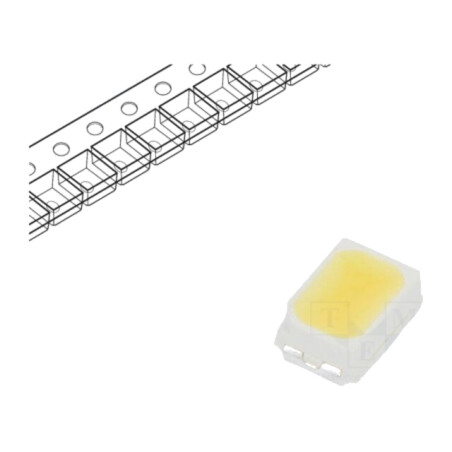 LED; alb rece; SMD; 3020,PLCC2; 2550÷3500mcd; 5550-6040K; 90; 120°