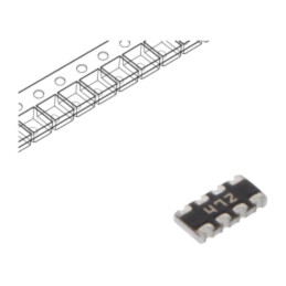 Rezistor multipolar: Y; SMD; 4,7kΩ; ±5%; 62,5mW; Nr.rezistori: 4