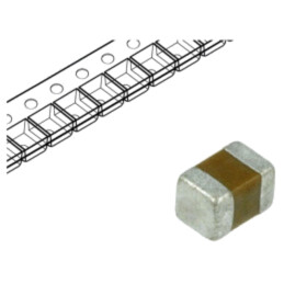 Capacitor: ceramic; 100nF; 100V; X7R; ±10%; SMD; 0805; 7 inch reel